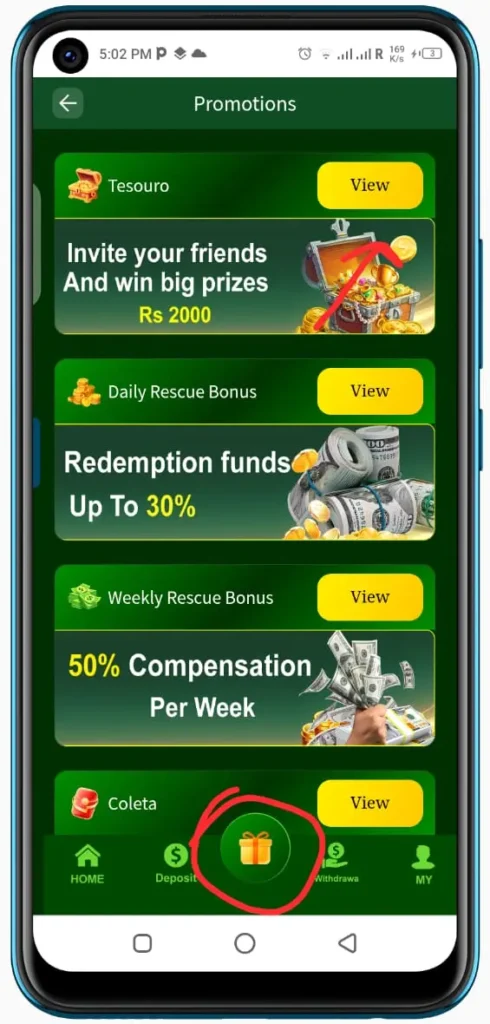 referral program in k1177 game apk