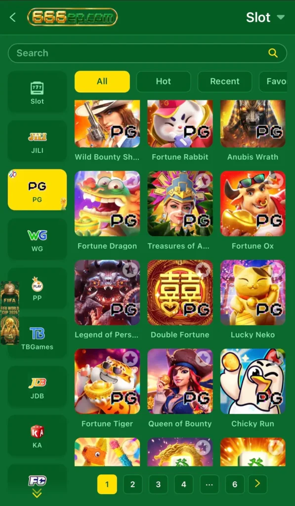 666ep game APK game categories screen displaying 50+ casino games sorted by category