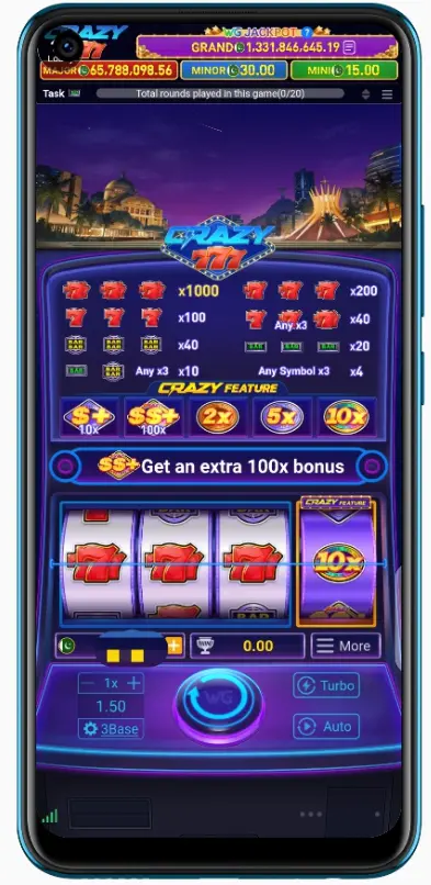 92bar 777 game interface