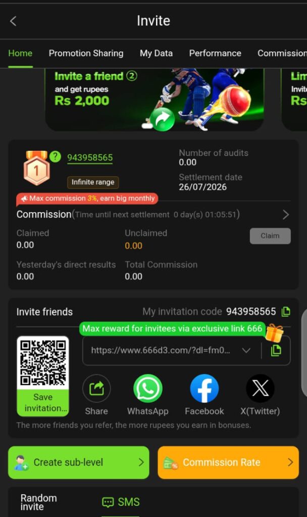 666d referral program